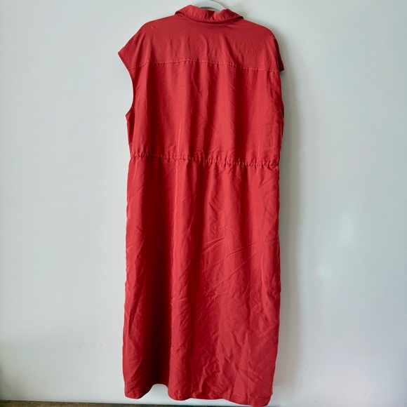Old Navy Rust Orange Shirt Dress Women’s Size XL - Picture 2 of 6
